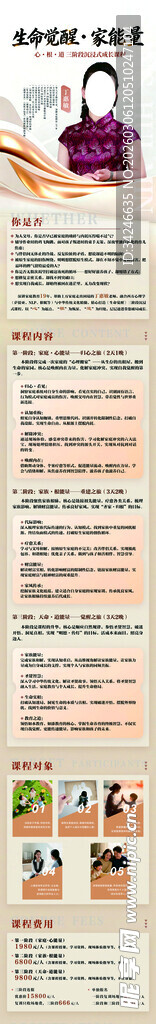 精美课程详情设计模板展示