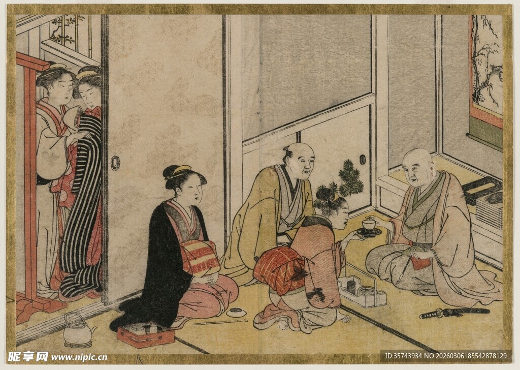 室内场景室内人物活动场景