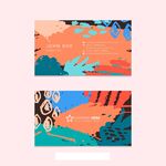 抽象多彩艺术图案设计