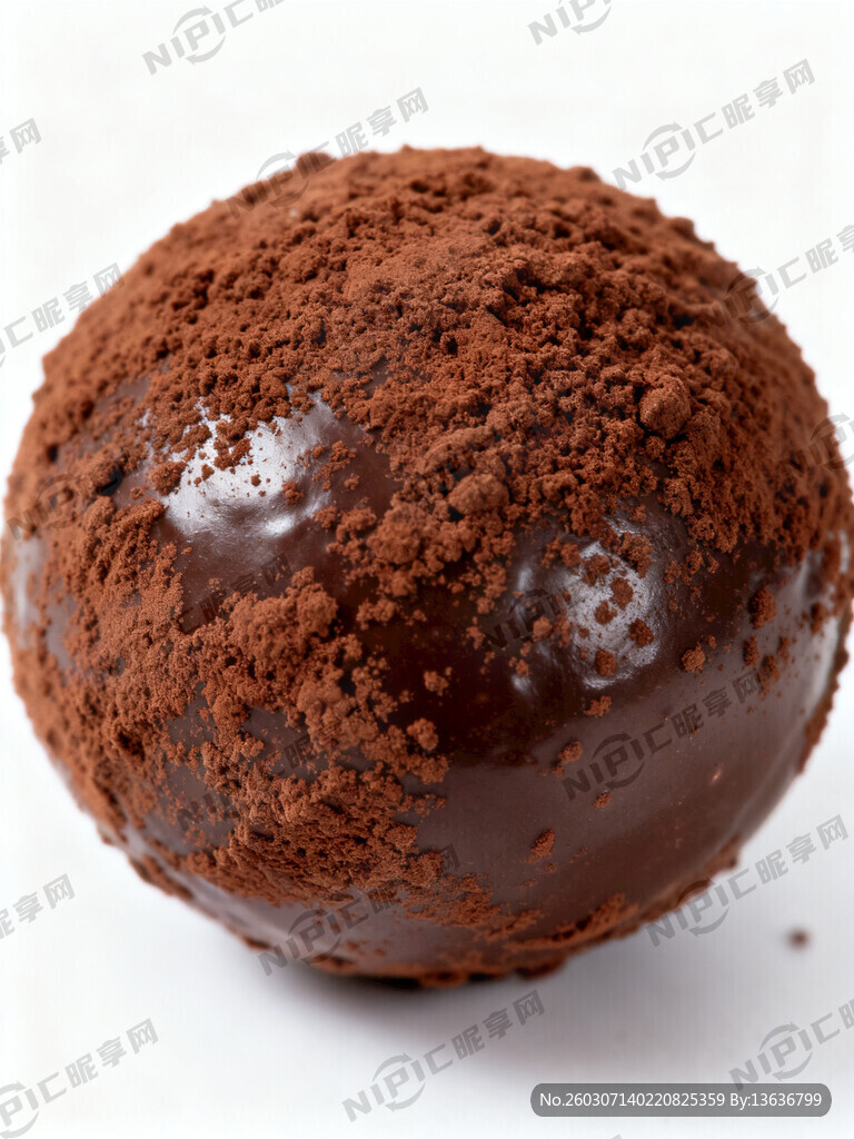 一整颗圆形巧克力圆珠