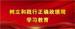 树立正确政绩观学习教育
