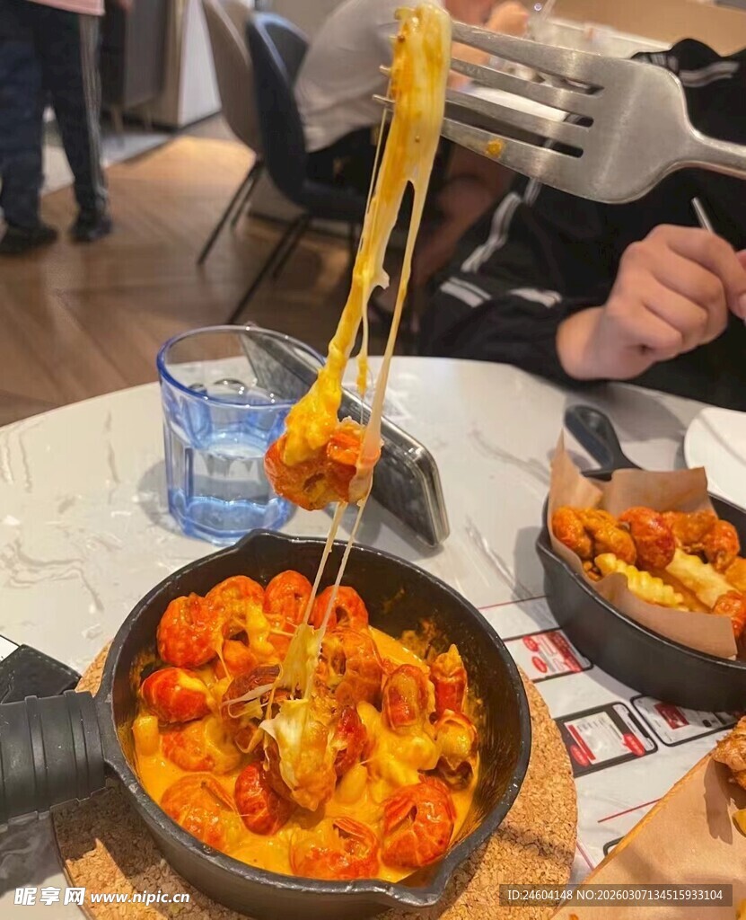 美味意面佳肴诱人瞬间