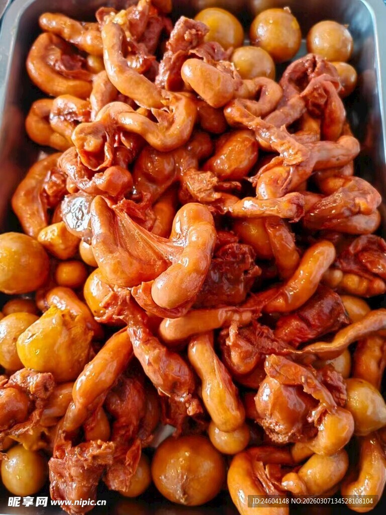 美味鸡胗炒鹌鹑蛋