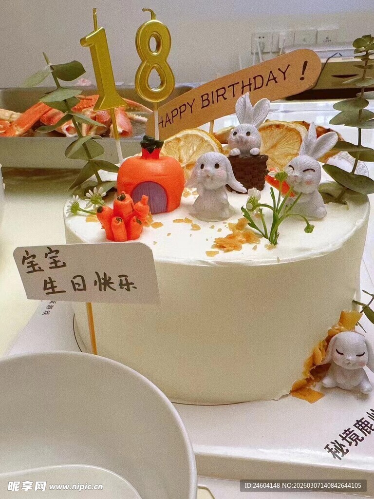 18岁生日蛋糕可爱又精致