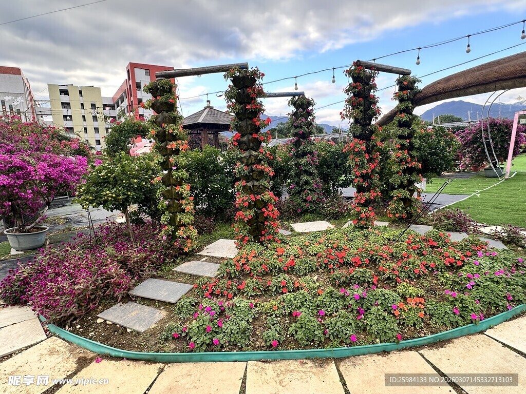 立体绿植花园景观