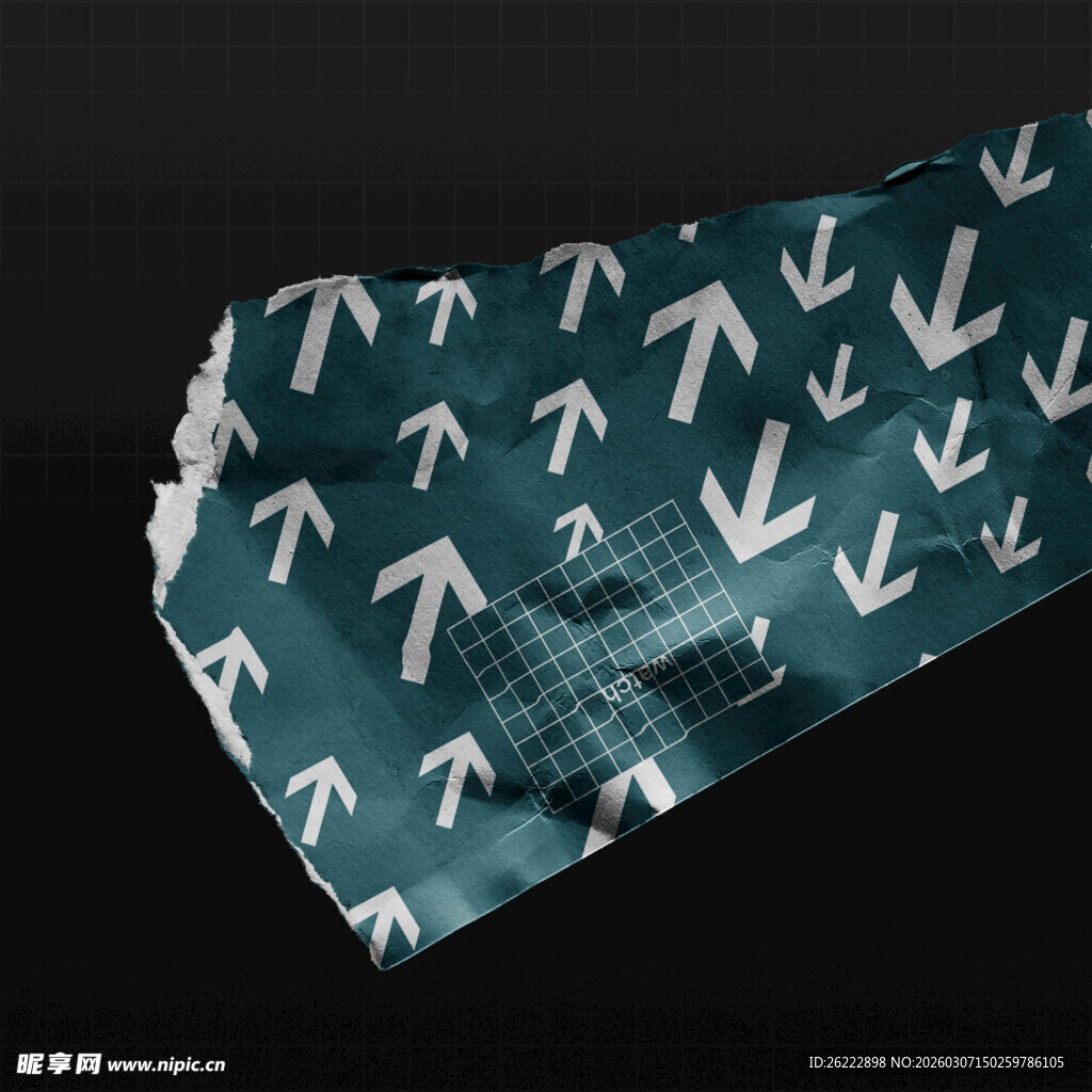 复古潮流酸性撕纸