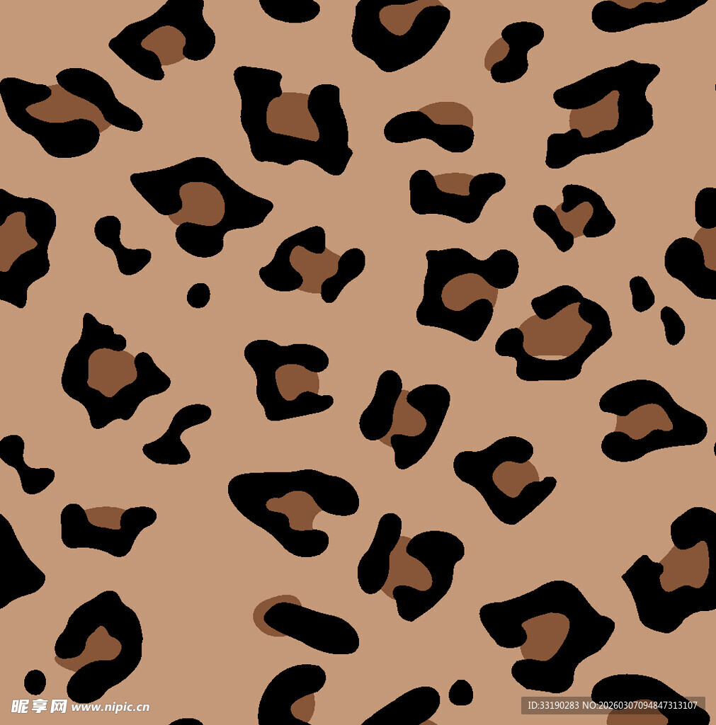 豹纹图案背景纹理