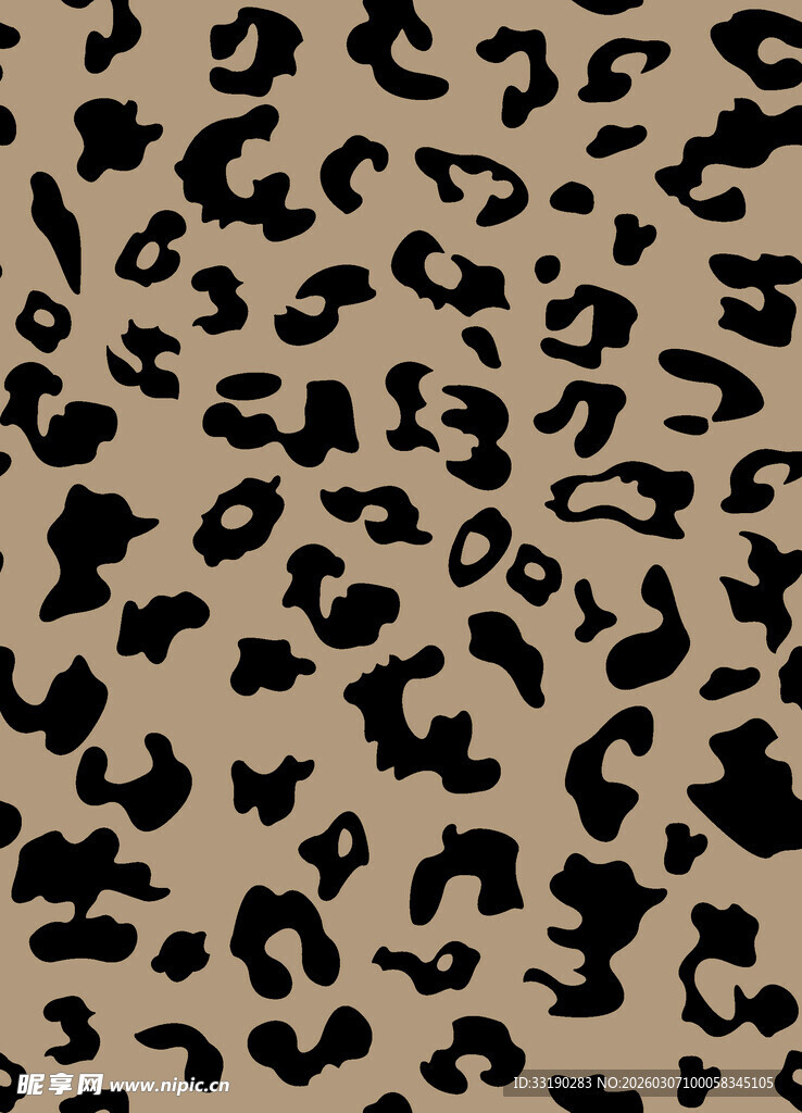 豹纹图案背景纹理