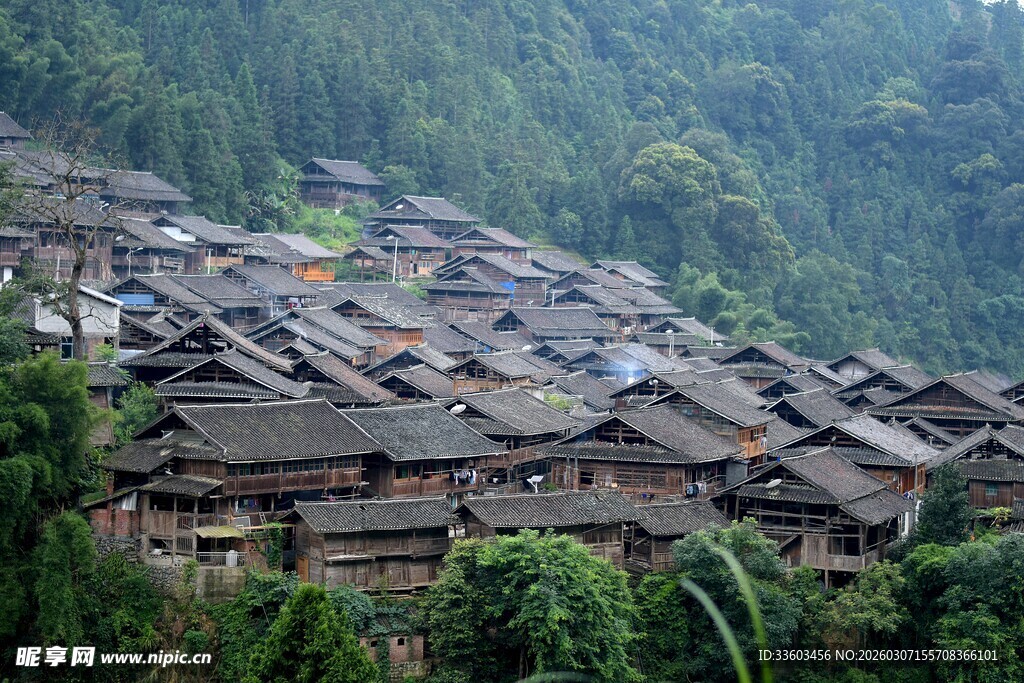 依山而建的传统村落