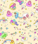 可爱卡通动物图案背景