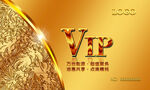 金色VIP会员卡设计