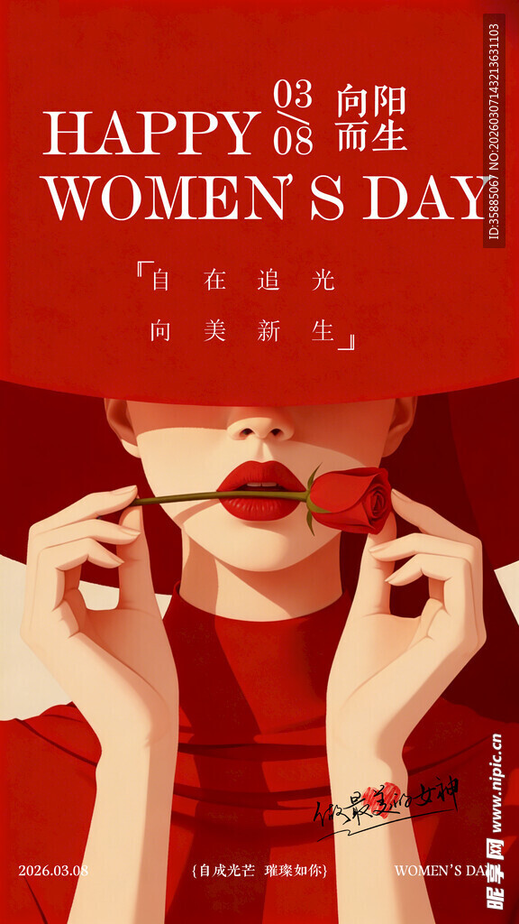 38女神节海报