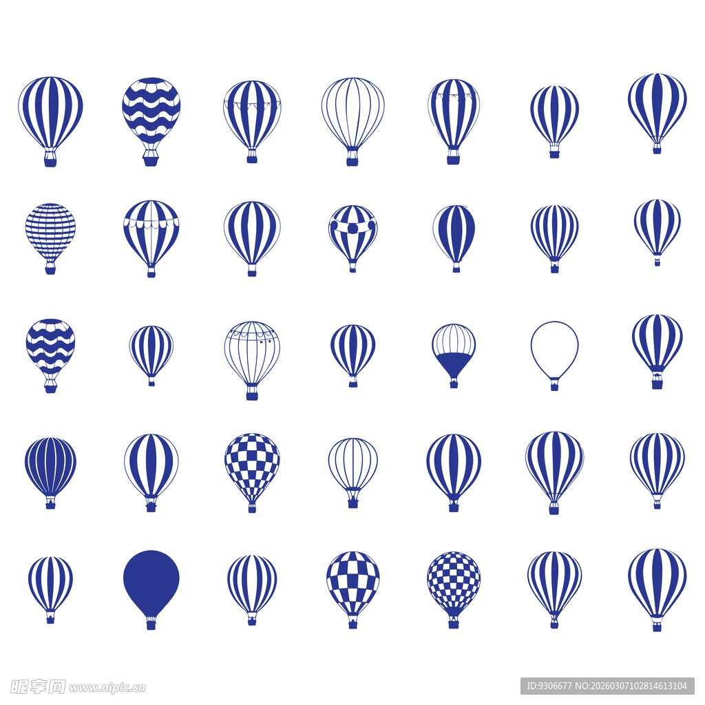 热气球图案