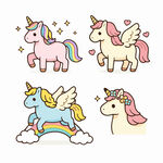 独角兽卡通形象