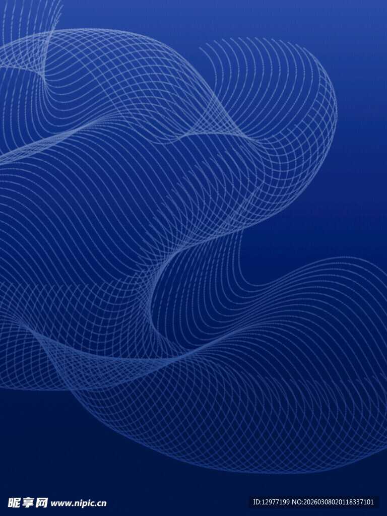 蓝色线条抽象动感背景