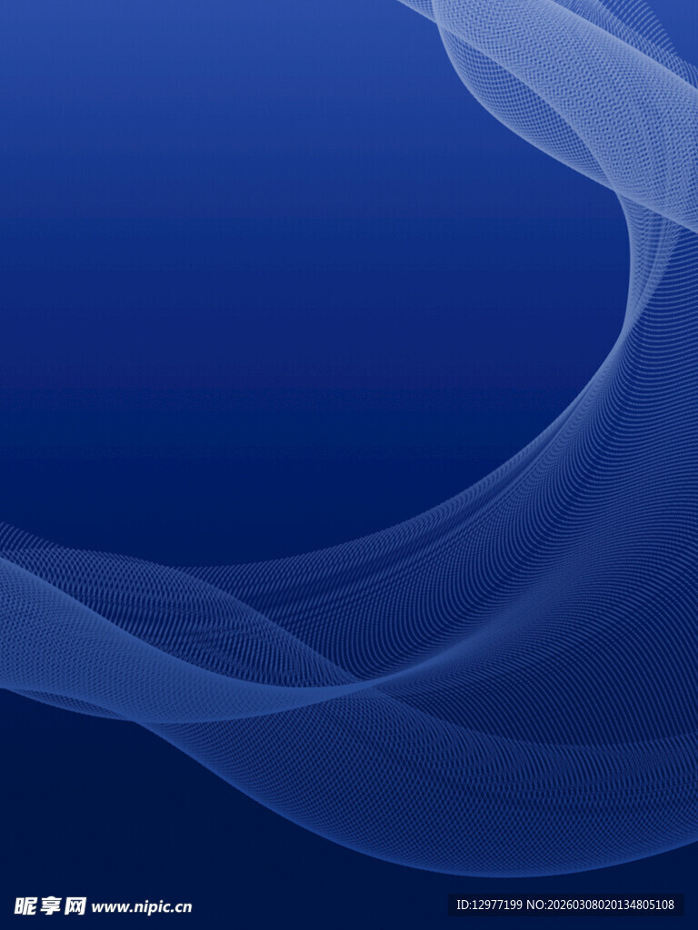 蓝色动感线条抽象背景图