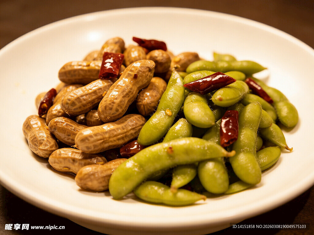 花生毛豆拼盘
