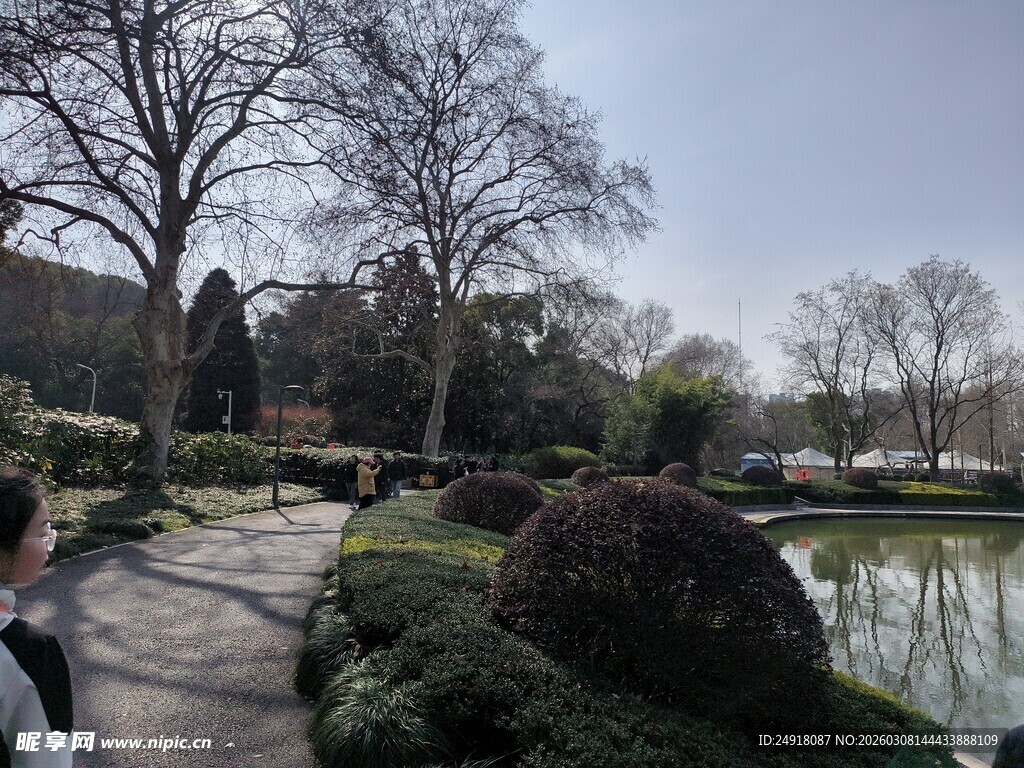 宁静湖畔园林景观