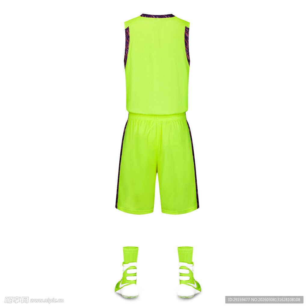 荧光绿运动套装