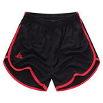 阿迪达斯黑色红边运动短裤