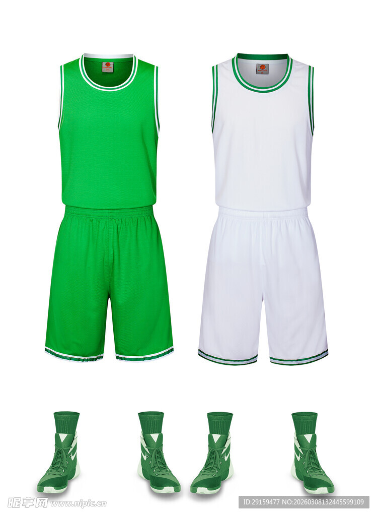 篮球运动服套装展示