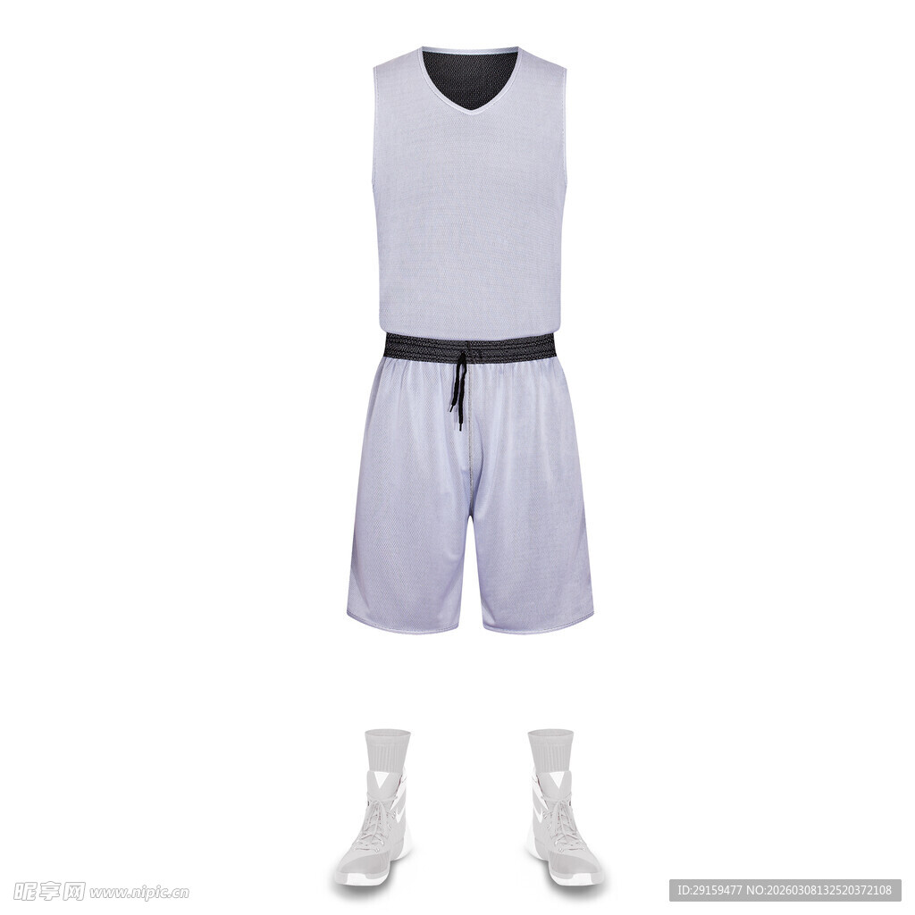 男士浅紫运动套装及鞋履