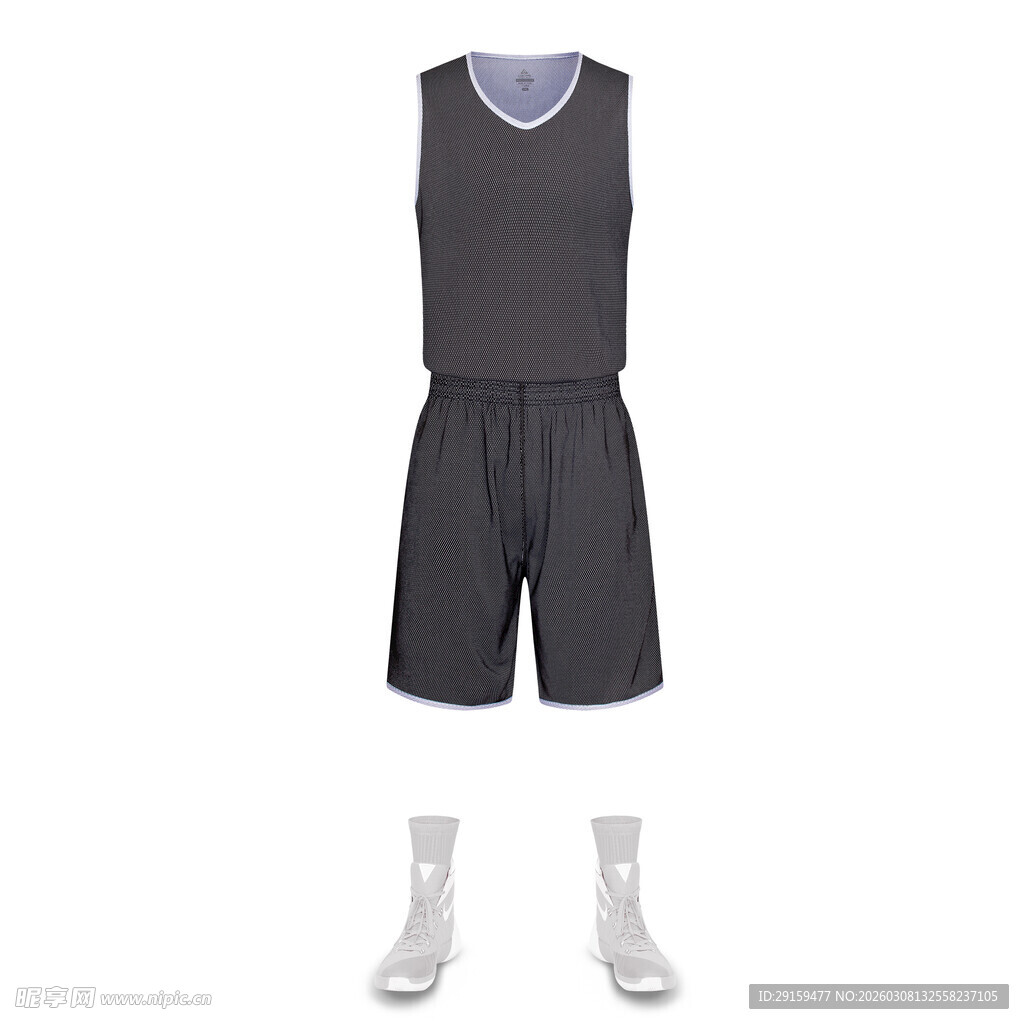 男士无袖运动套装及袜子