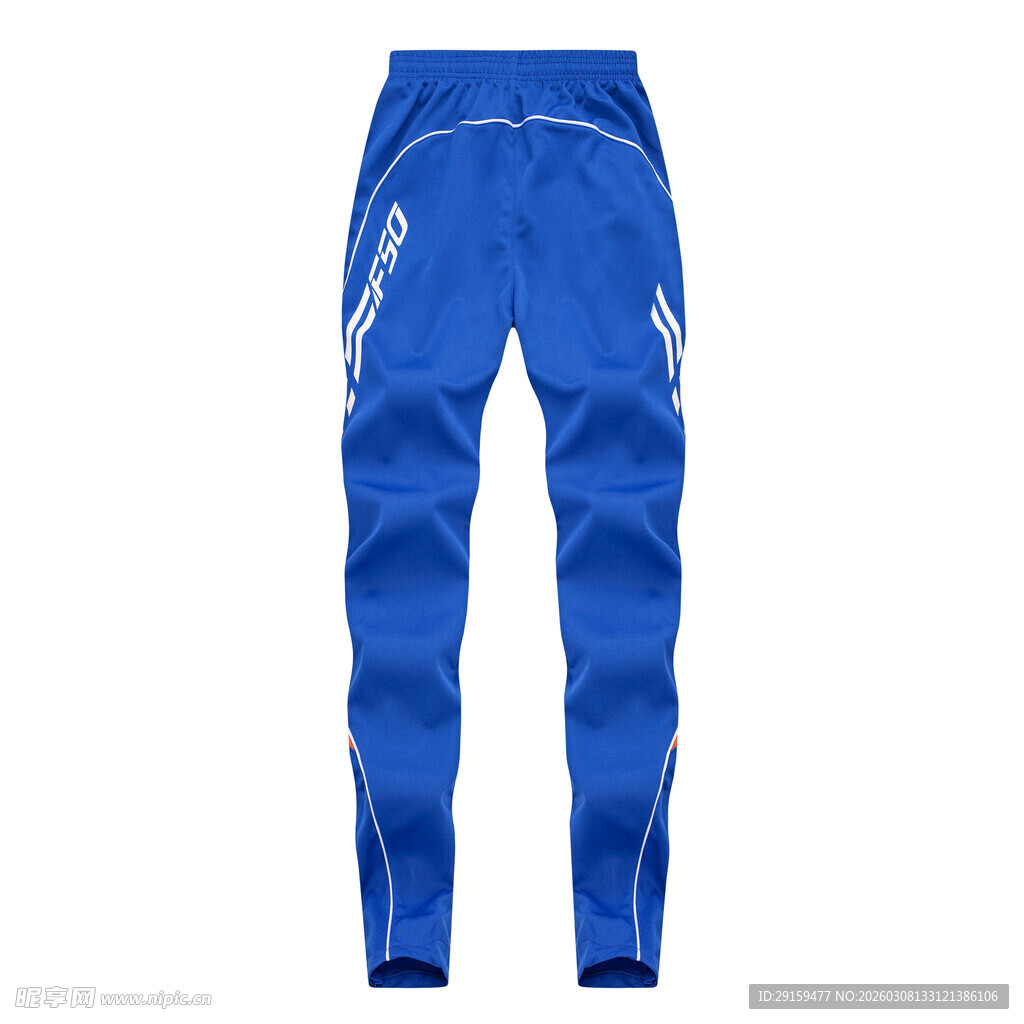 蓝色运动长裤