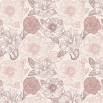 淡雅花卉纹理图案  