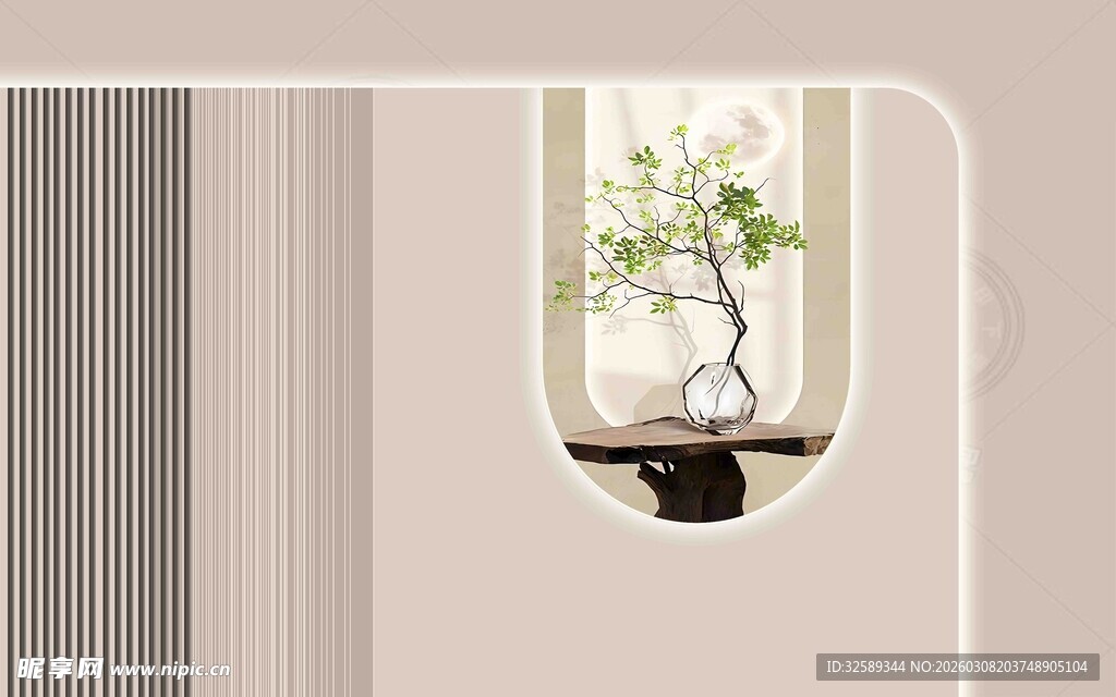 窗边雅致绿植摆件景观