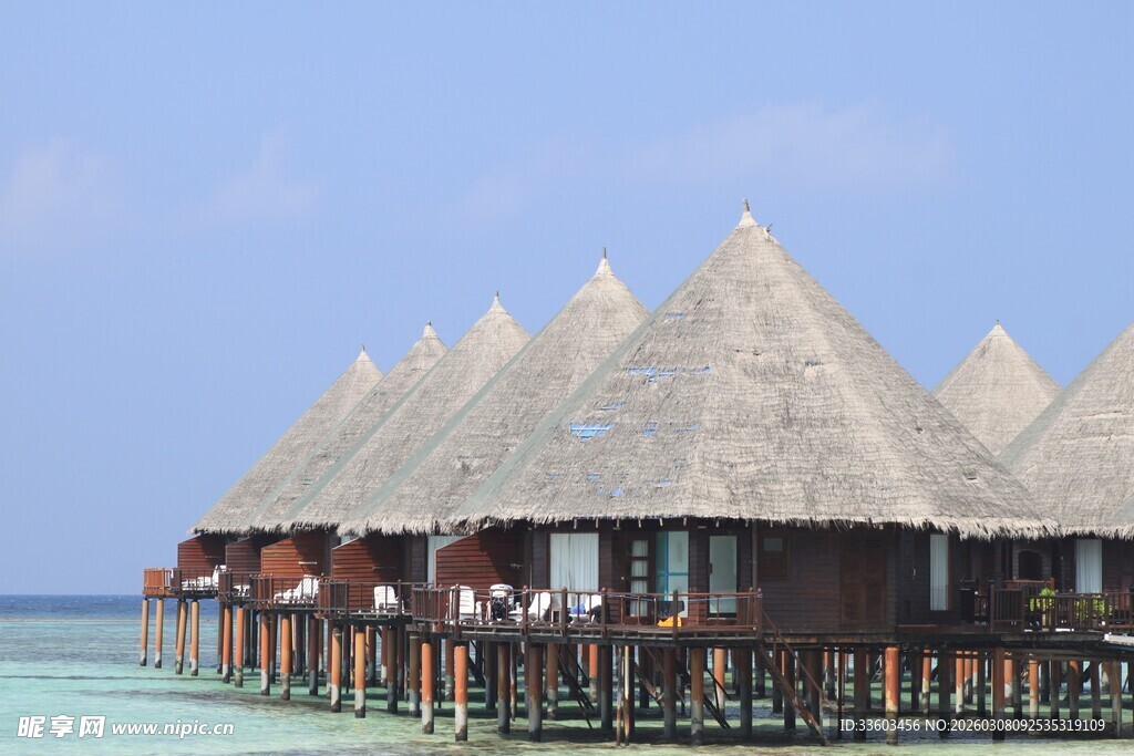 马尔代夫水上度假小屋