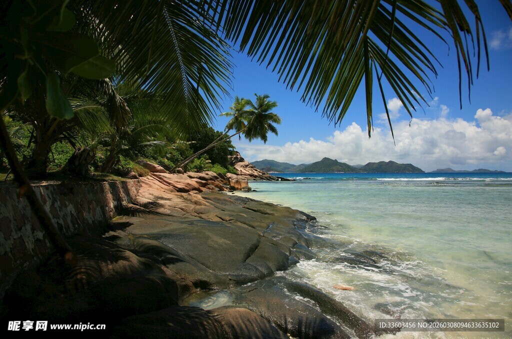 热带海滩风光美景