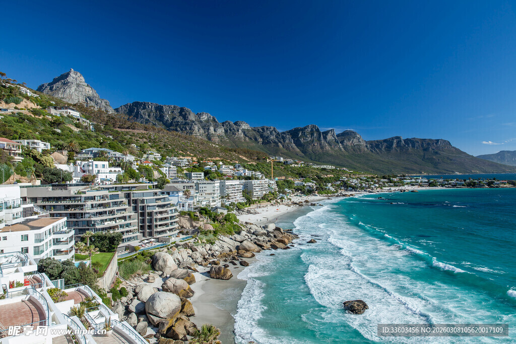 海岸城市美丽风光