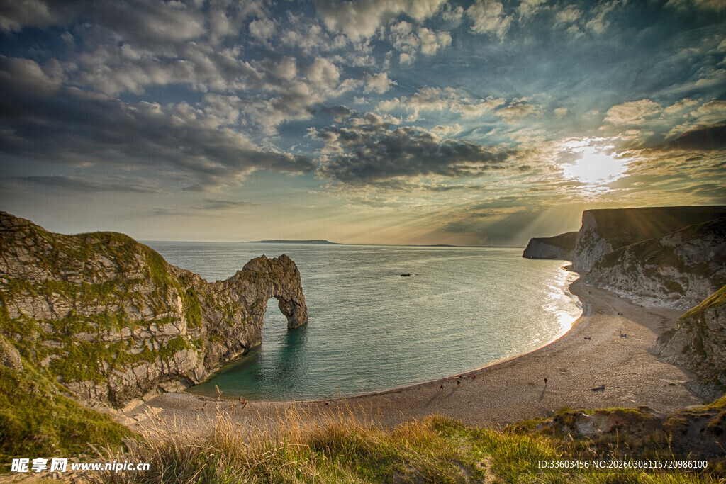 英国杜德尔门海岸美景