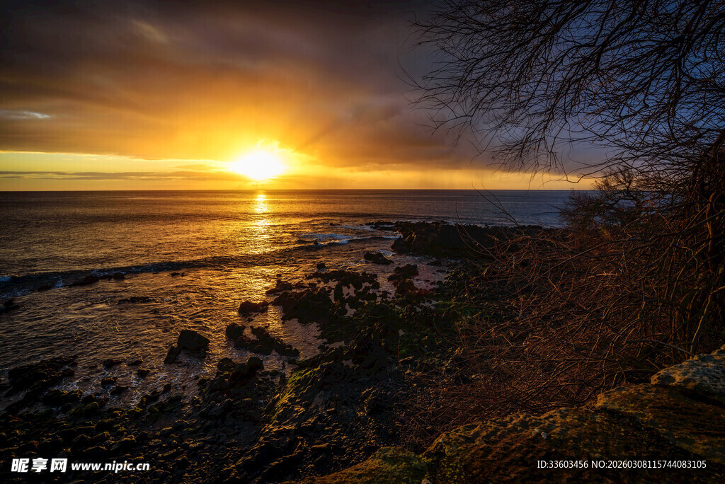 海边日落美景