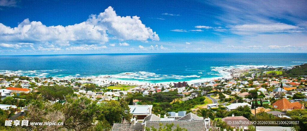 海滨小镇美丽风光