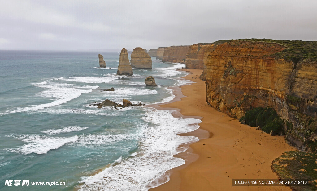 大洋路十二使徒岩美景