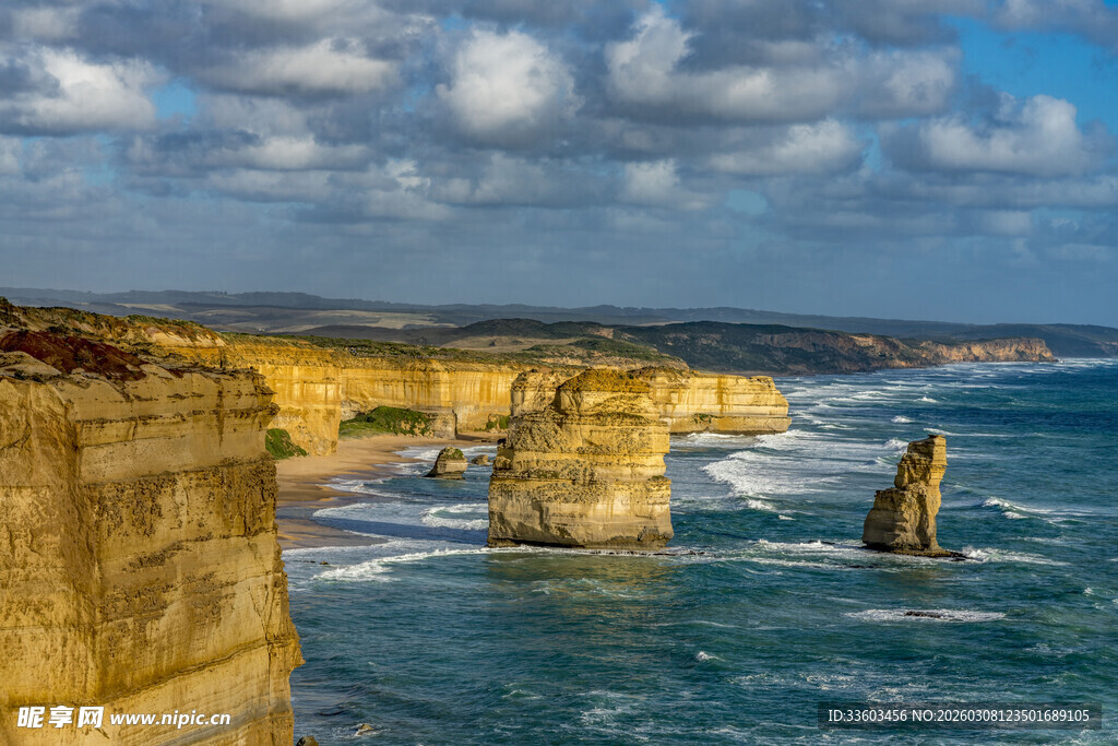 大洋路壮观海岸风景
