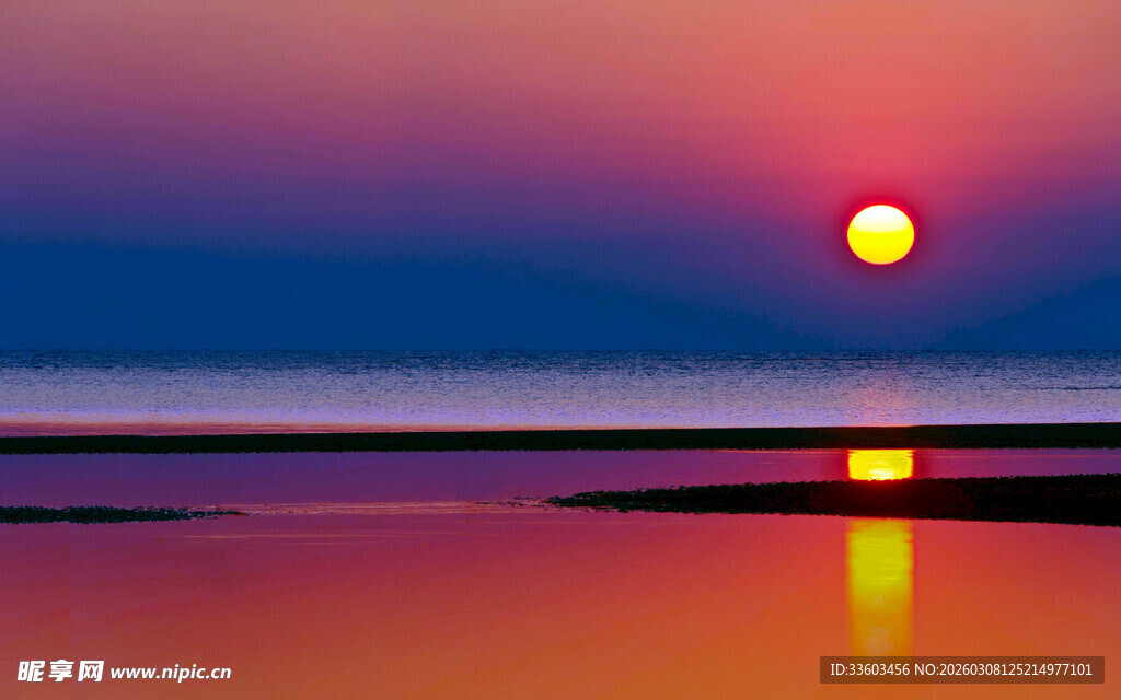 海边日落美景