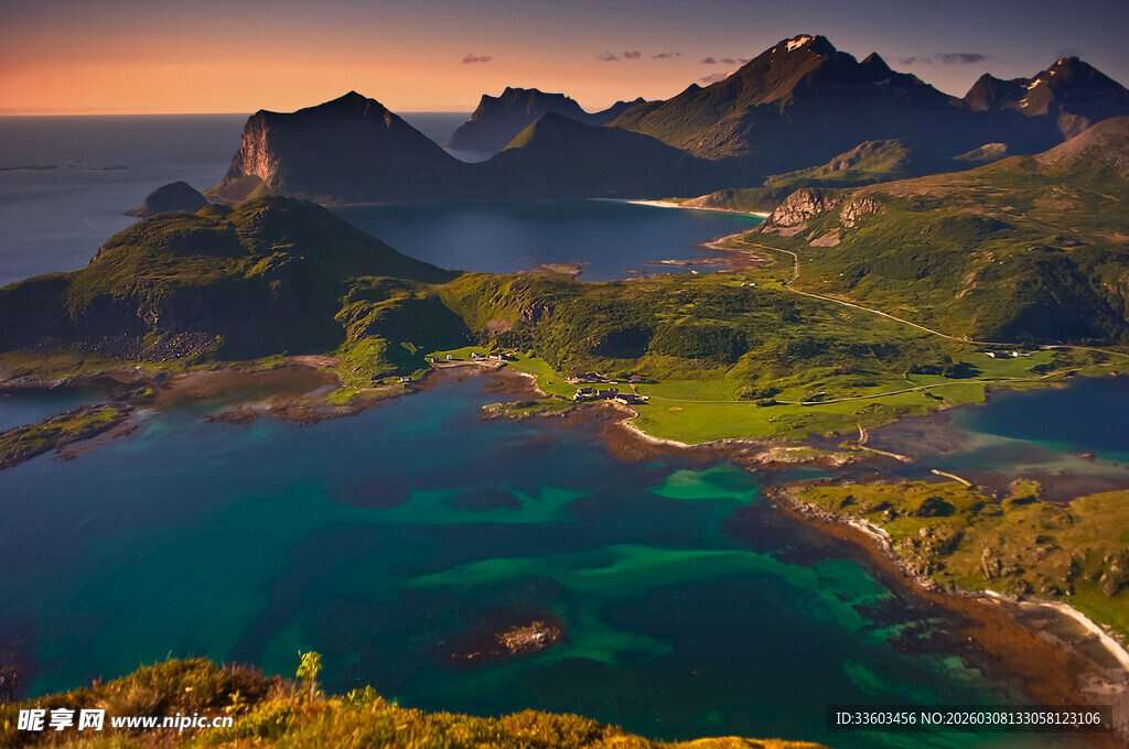 绝美海岛山海风光景色