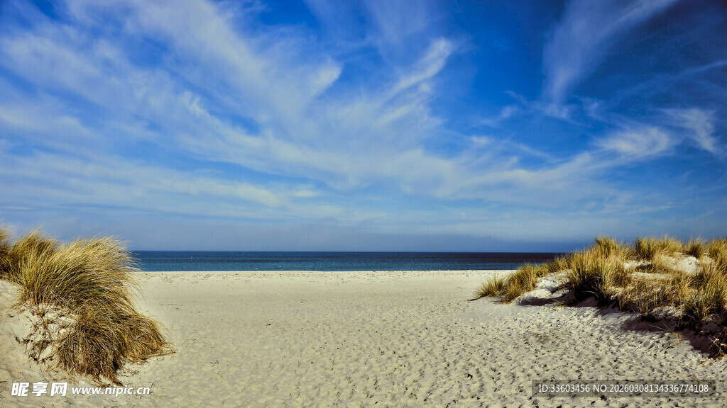 海滨沙滩美景