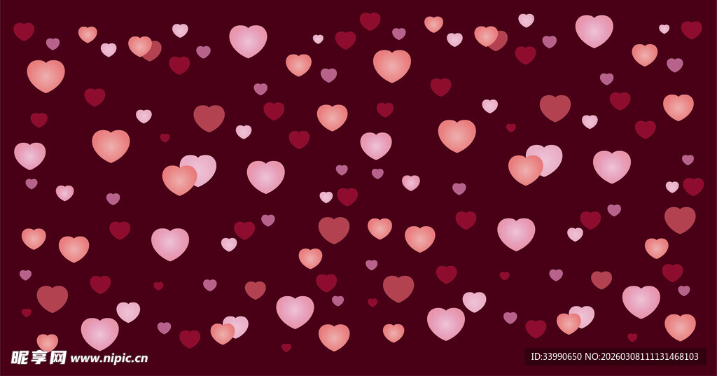 浪漫心形背景