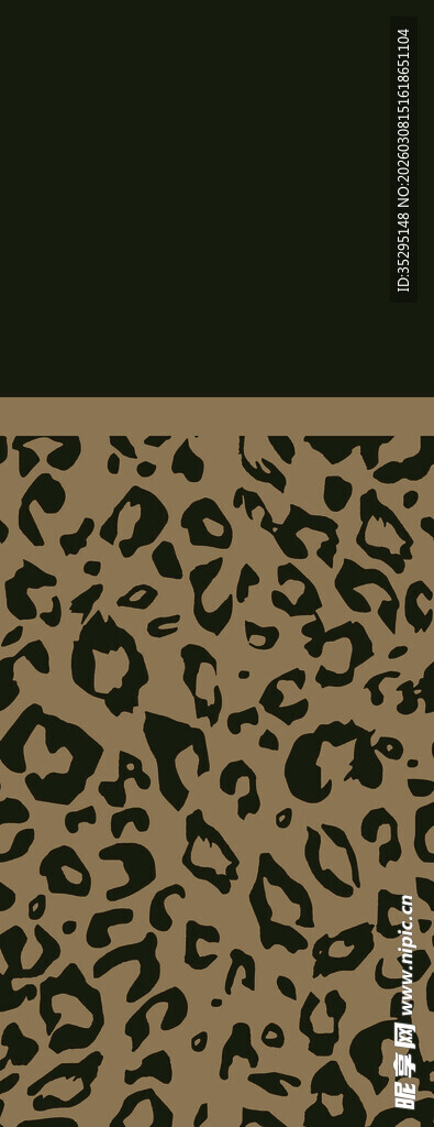 豹纹图案纹理背景