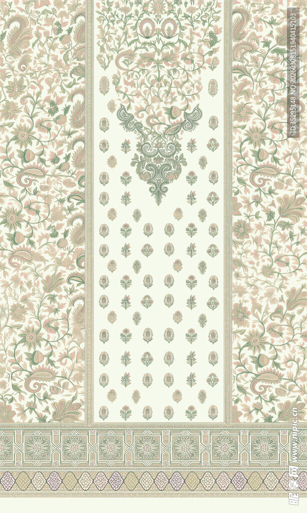 复古蕾丝花纹图案设计