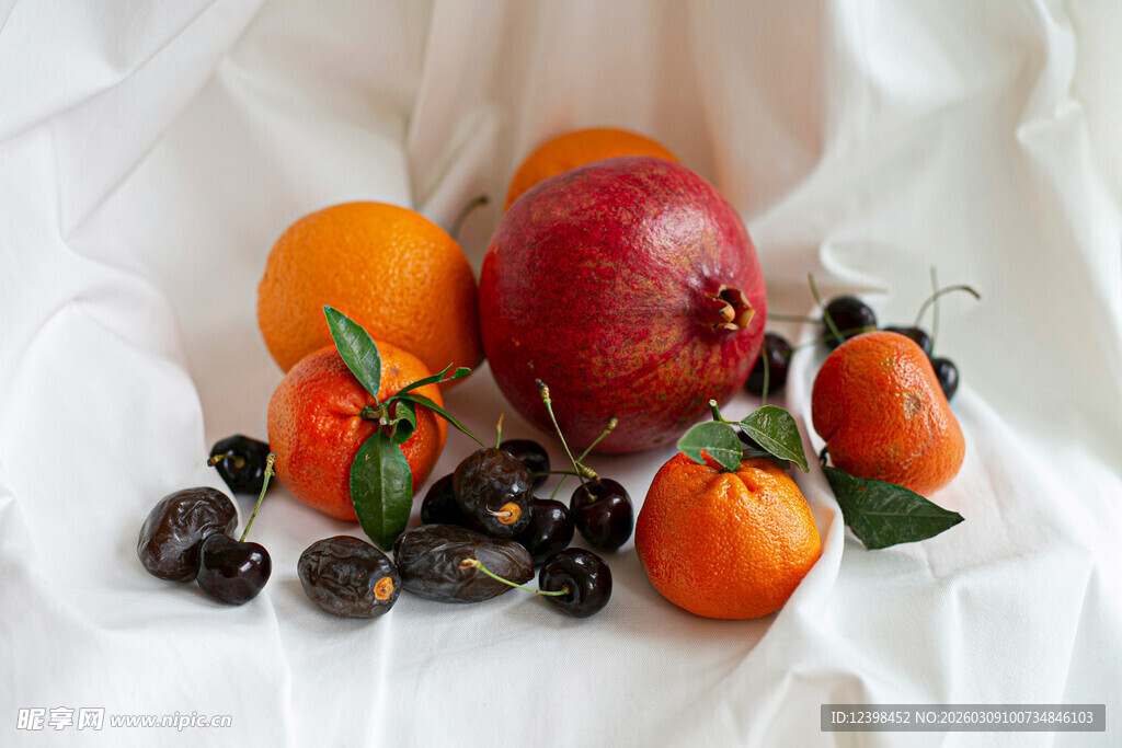 多彩鲜果静物摆拍