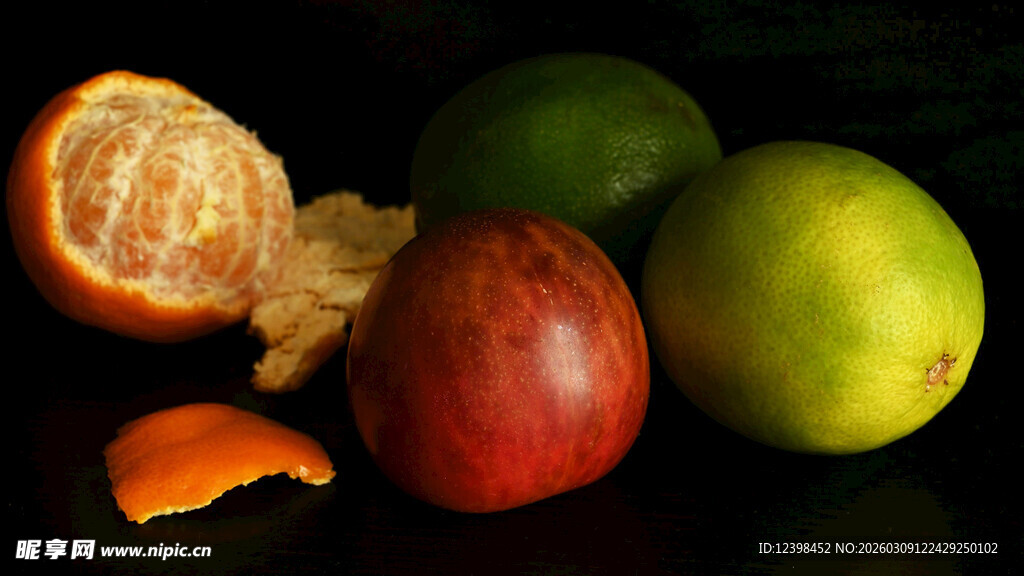 多彩鲜果组合展示