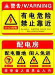 配电重地警示标识牌