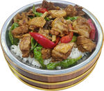 山东炒鸡木桶饭