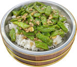 芸豆肉沫木桶饭