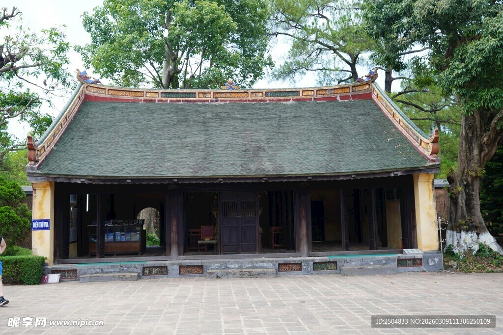 传统中式古建筑小屋